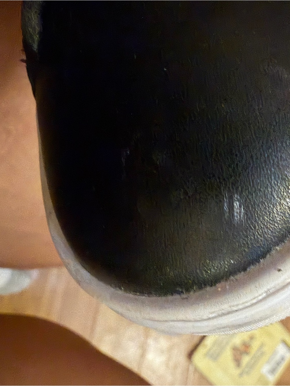 Coach Black Leather Low-Top Sneakers with Gold Logo - Picture 7 of 7